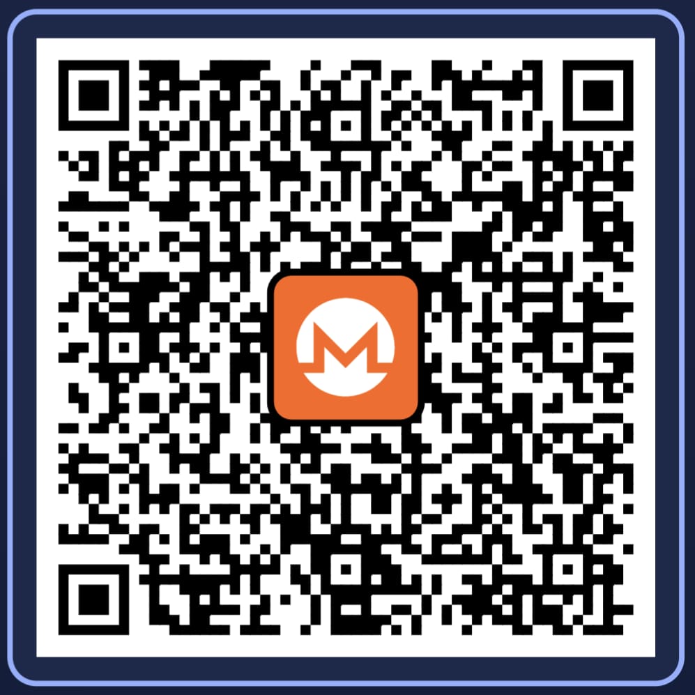 Monero address QR code